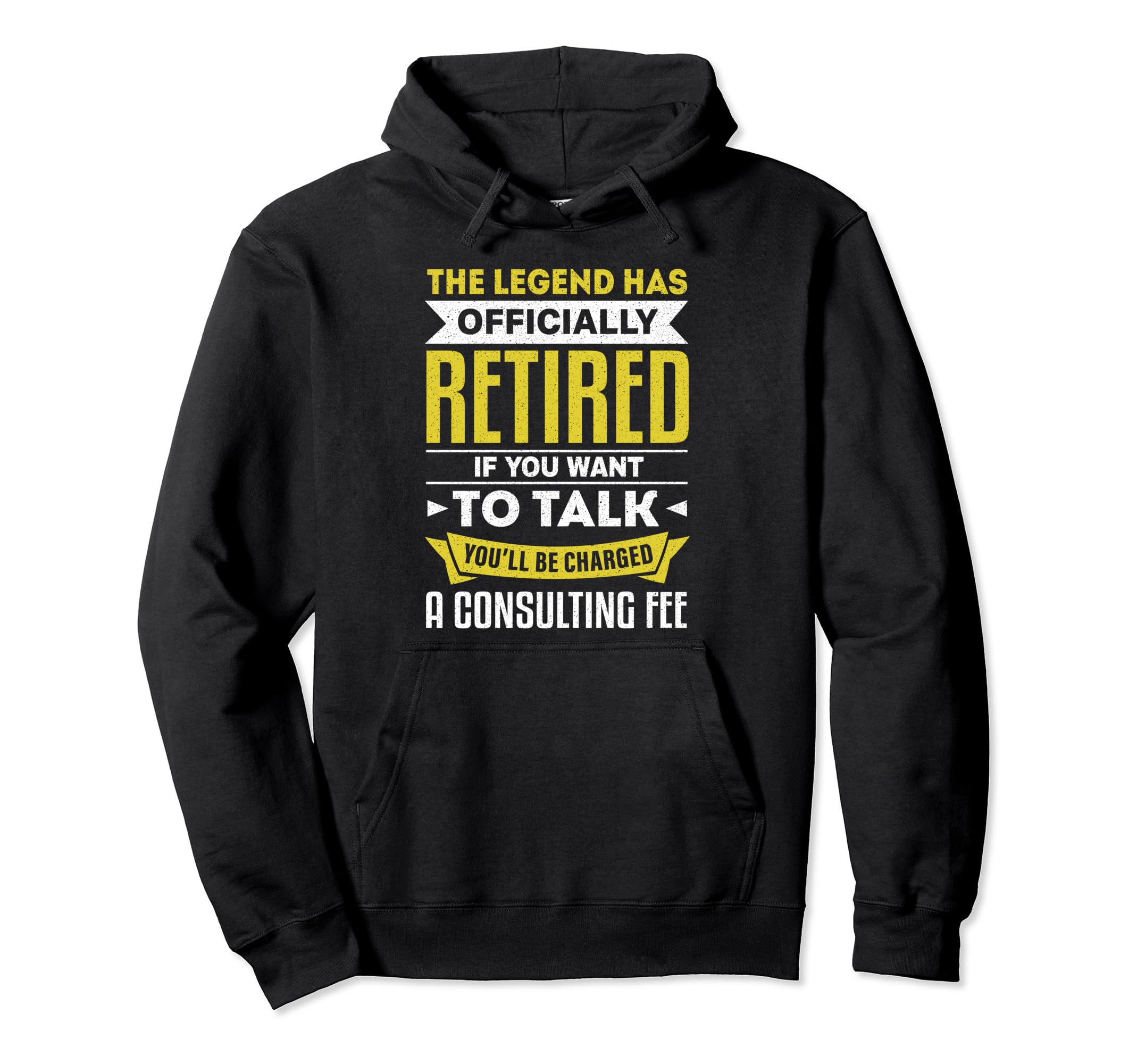 Legend Has Retired Mens Party Father Hoodie - Novelty Apparel for Adults - T-Shirt, Sweatshirt, Hoodie