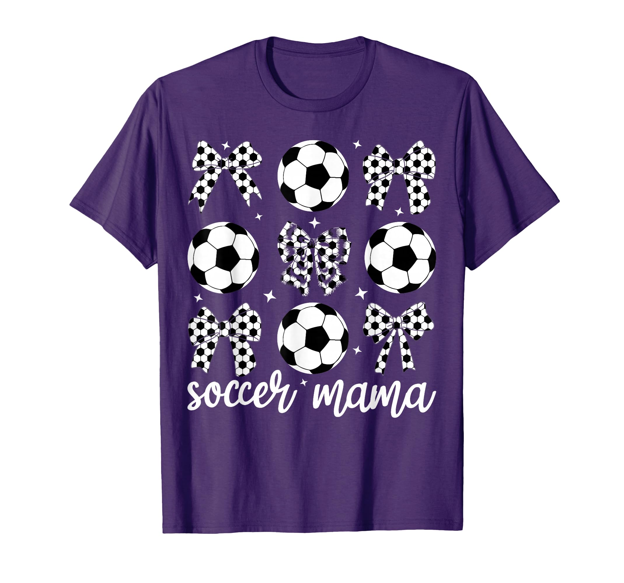 Soccer Mama Coquette Bow Soccer Mom T-Shirt - Casual Everyday Wear Unisex - T-Shirt, Sweatshirt, Hoodie