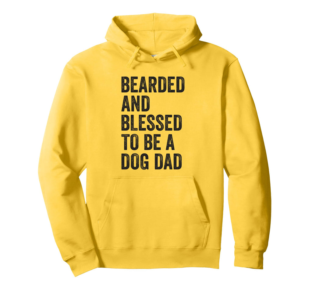 Bearded And Blessed Dog Lover Hoodie - Casual Everyday Wear Men Women - T-Shirt, Sweatshirt, Hoodie