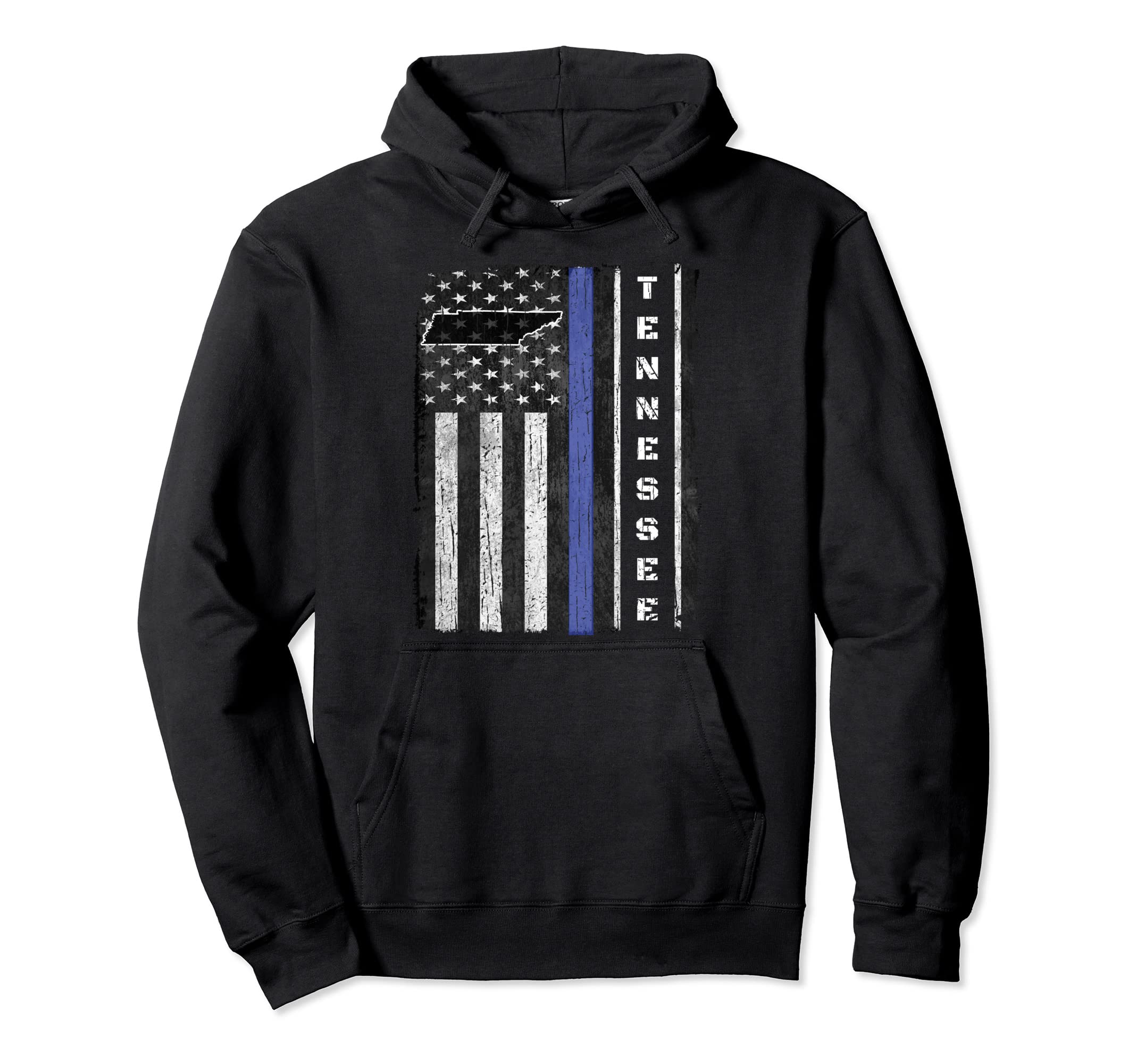Tennessee Thin Blue Line Police Week Usa Hoodie - Unique Graphic Unisex - T-Shirt, Sweatshirt, Hoodie