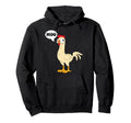 Chicken Hen Fowl Cow Funny Joke Dad Joke Hoodie - Minimalist Print Unisex - T-Shirt, Sweatshirt, Hoodie