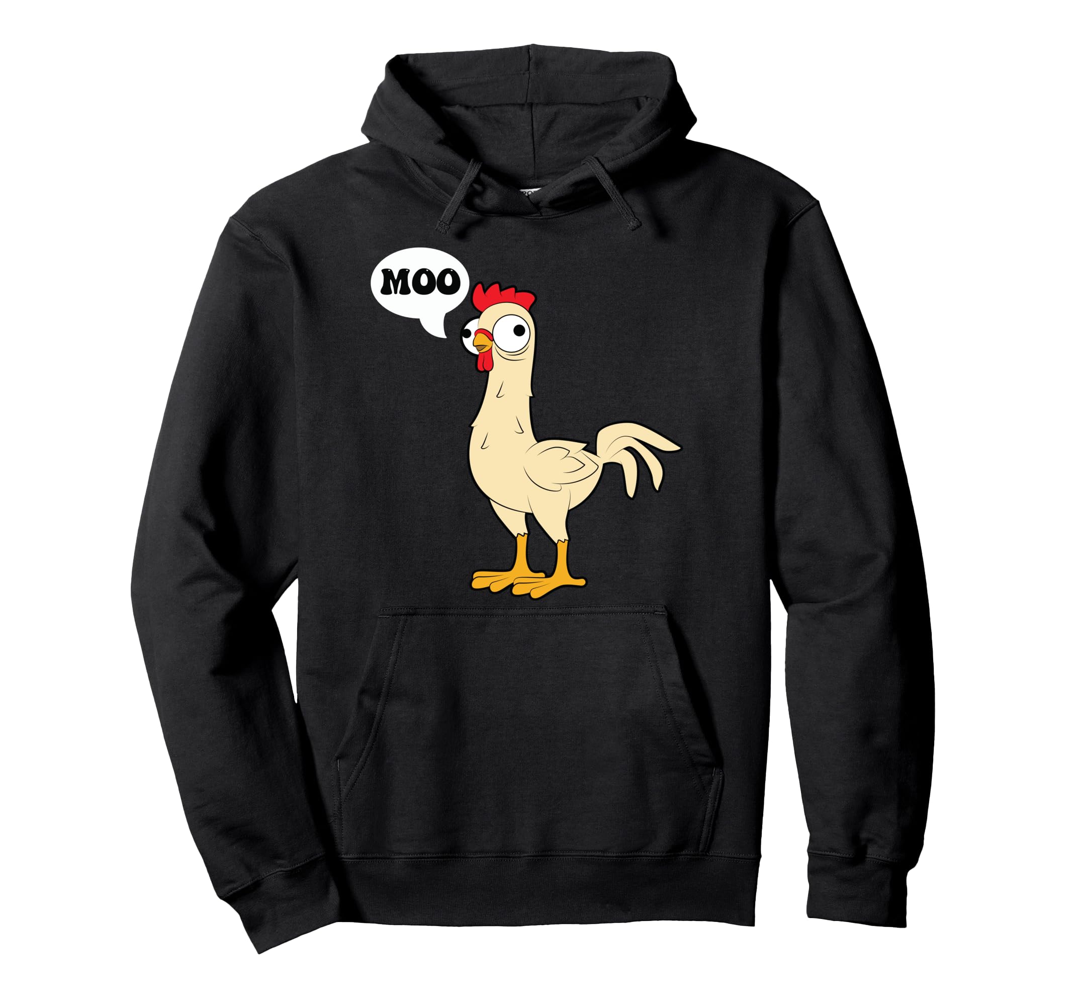 Chicken Hen Fowl Cow Funny Joke Dad Joke Hoodie - Minimalist Print Unisex - T-Shirt, Sweatshirt, Hoodie
