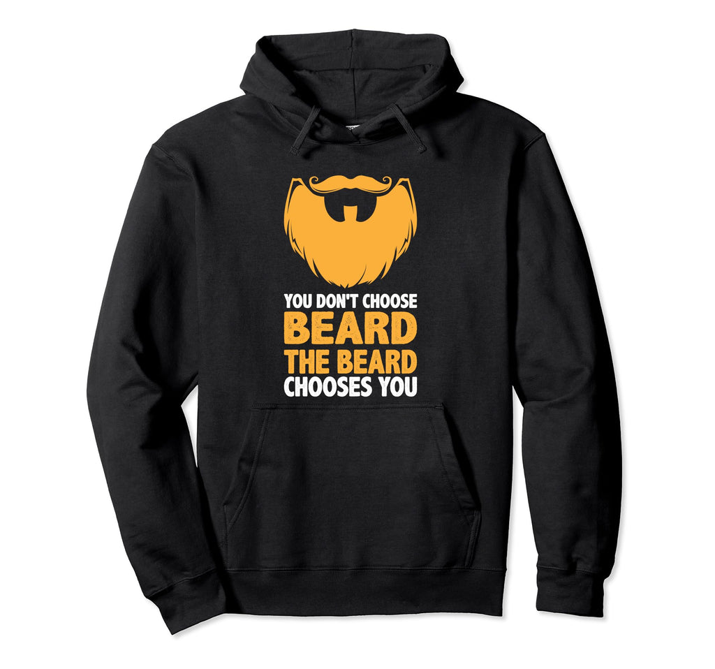 Bearded Guy Funny Beard Lover Mustache Hoodie - Minimalist Print Men Women - T-Shirt, Sweatshirt, Hoodie