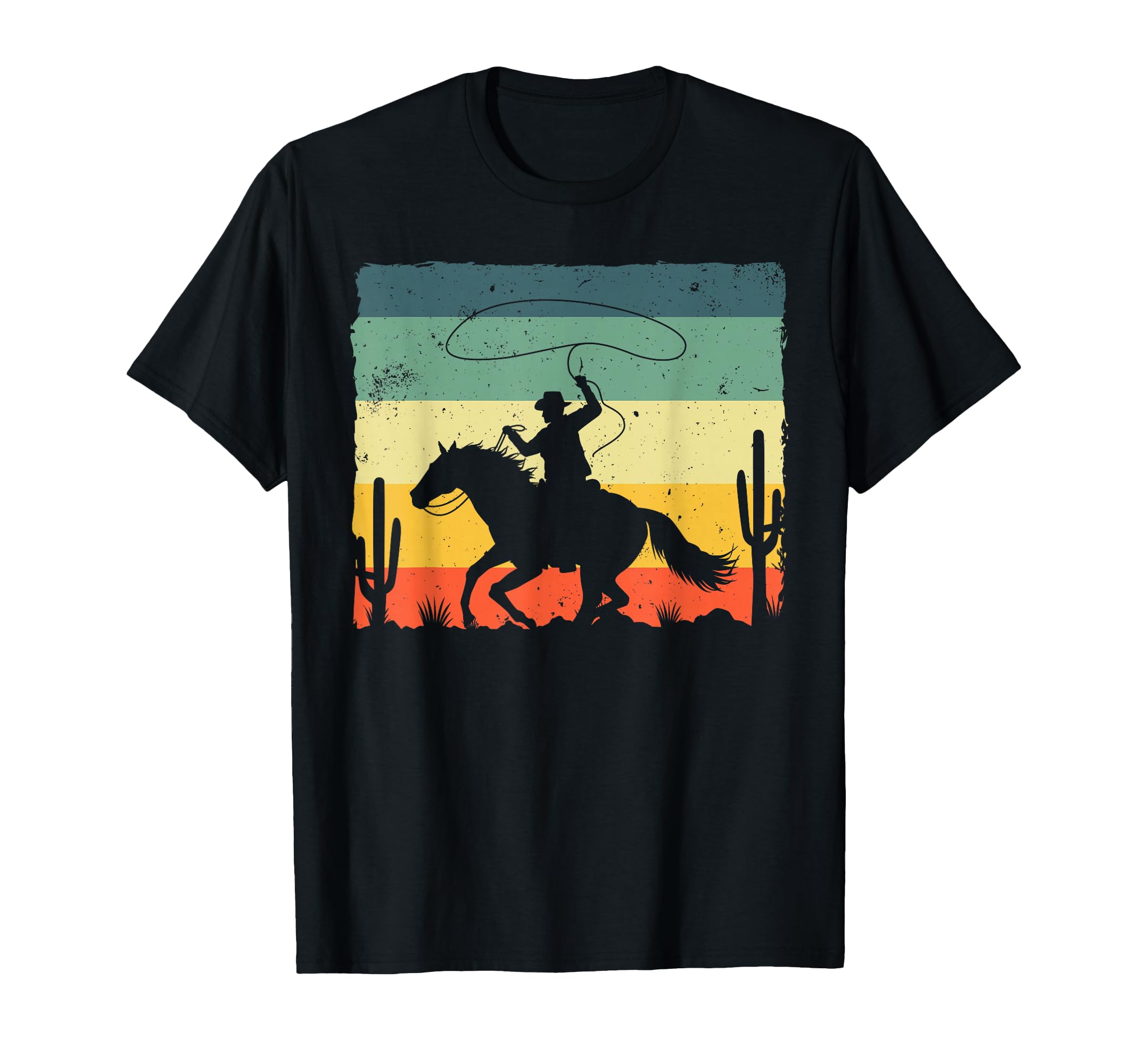 Western Cowboy Horse Rider Cowboy T-Shirt - Streetwear Style Unisex - T-Shirt, Sweatshirt, Hoodie