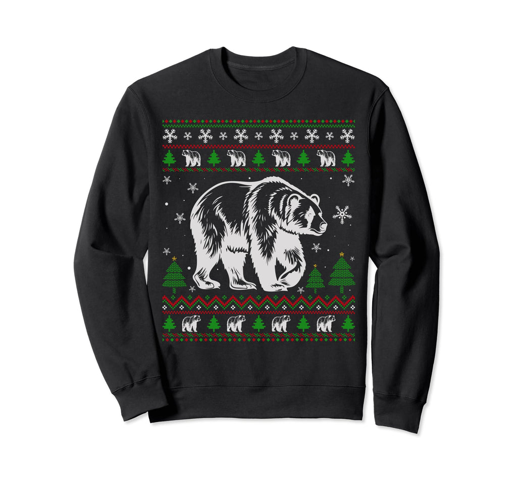 Ugly Grizzly Bear Lovers Funny Ugly Sweatshirt - Minimalist Print Unisex - T-Shirt, Sweatshirt, Hoodie