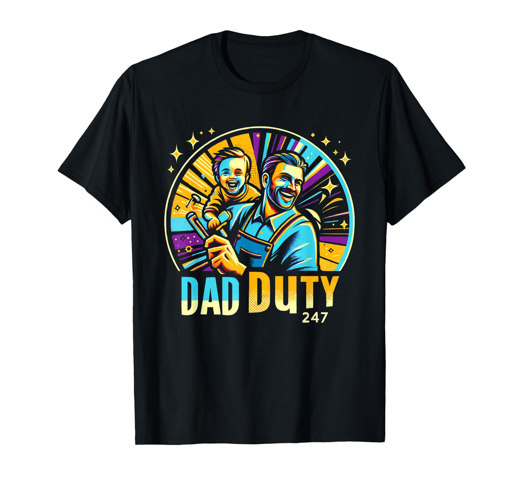 Single Dad Parenting Single Parent T-Shirt - Minimalist Print Unisex - T-Shirt, Sweatshirt, Hoodie
