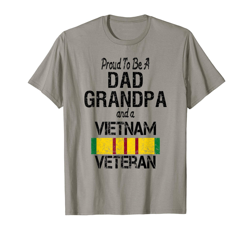 Mens Proud Dad Grandpa Vietnam Veteran Us T-Shirt - Unique Graphic Unisex - T-Shirt, Sweatshirt, Hoodie