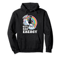 Funny Dad Energy Unicorn Grim Reaper Hoodie - Aesthetic Graphic Unisex - T-Shirt, Sweatshirt, Hoodie