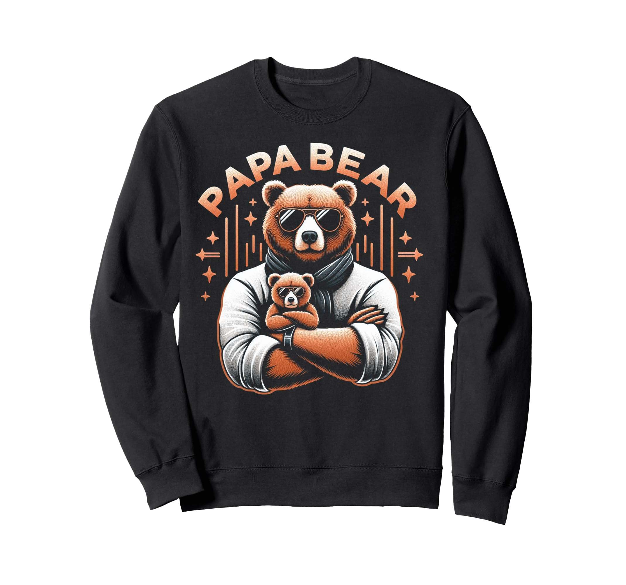 Papa Bear Funny Bears Animal Lover Sweatshirt - Trendy Graphic Men Women - T-Shirt, Sweatshirt, Hoodie