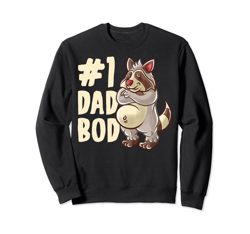 Raccoon Dad Best Dad Bod Daddy Sweatshirt - Streetwear Style Men Women - T-Shirt, Sweatshirt, Hoodie