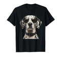 Dalmatian Dog Doggy Wearing T-Shirt - Aesthetic Graphic Men Women - T-Shirt, Sweatshirt, Hoodie