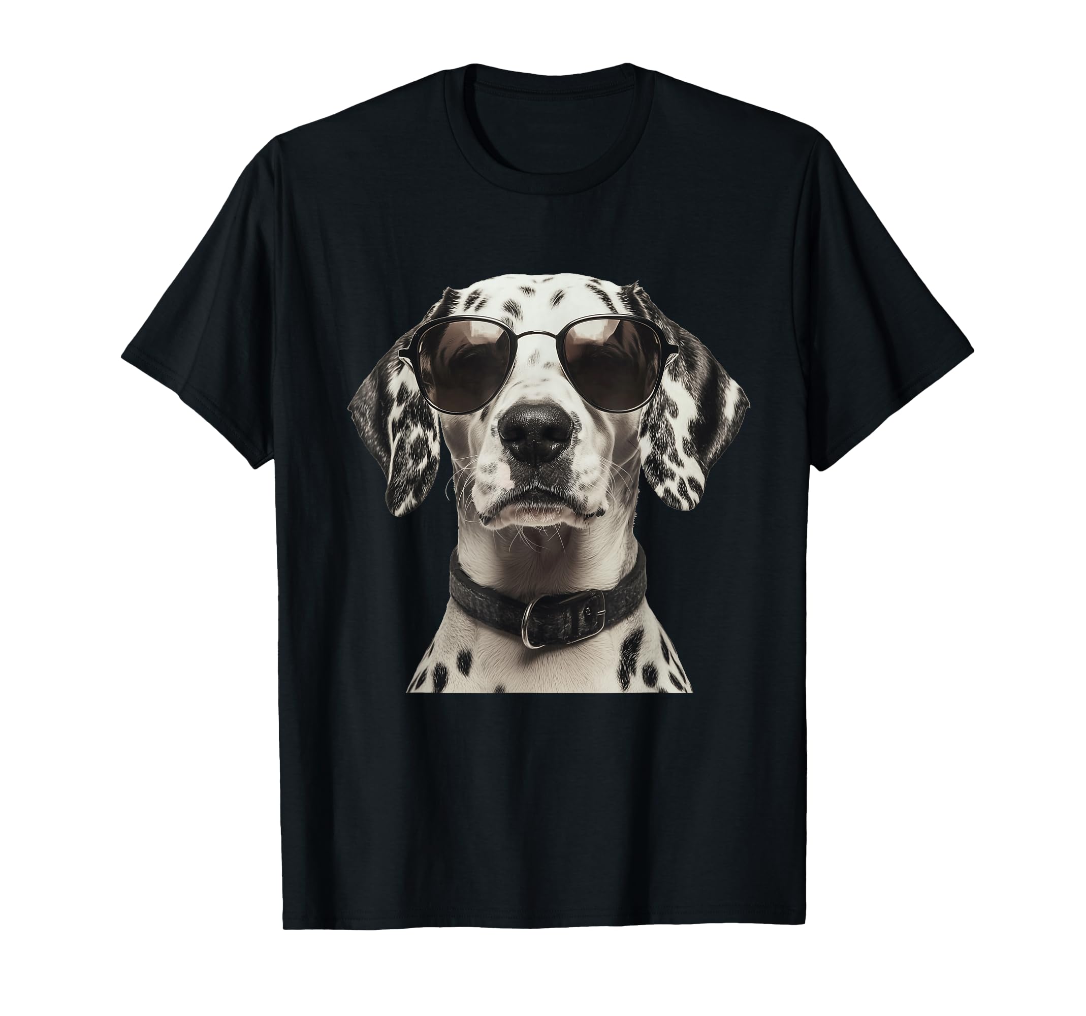 Dalmatian Dog Doggy Wearing T-Shirt - Aesthetic Graphic Men Women - T-Shirt, Sweatshirt, Hoodie