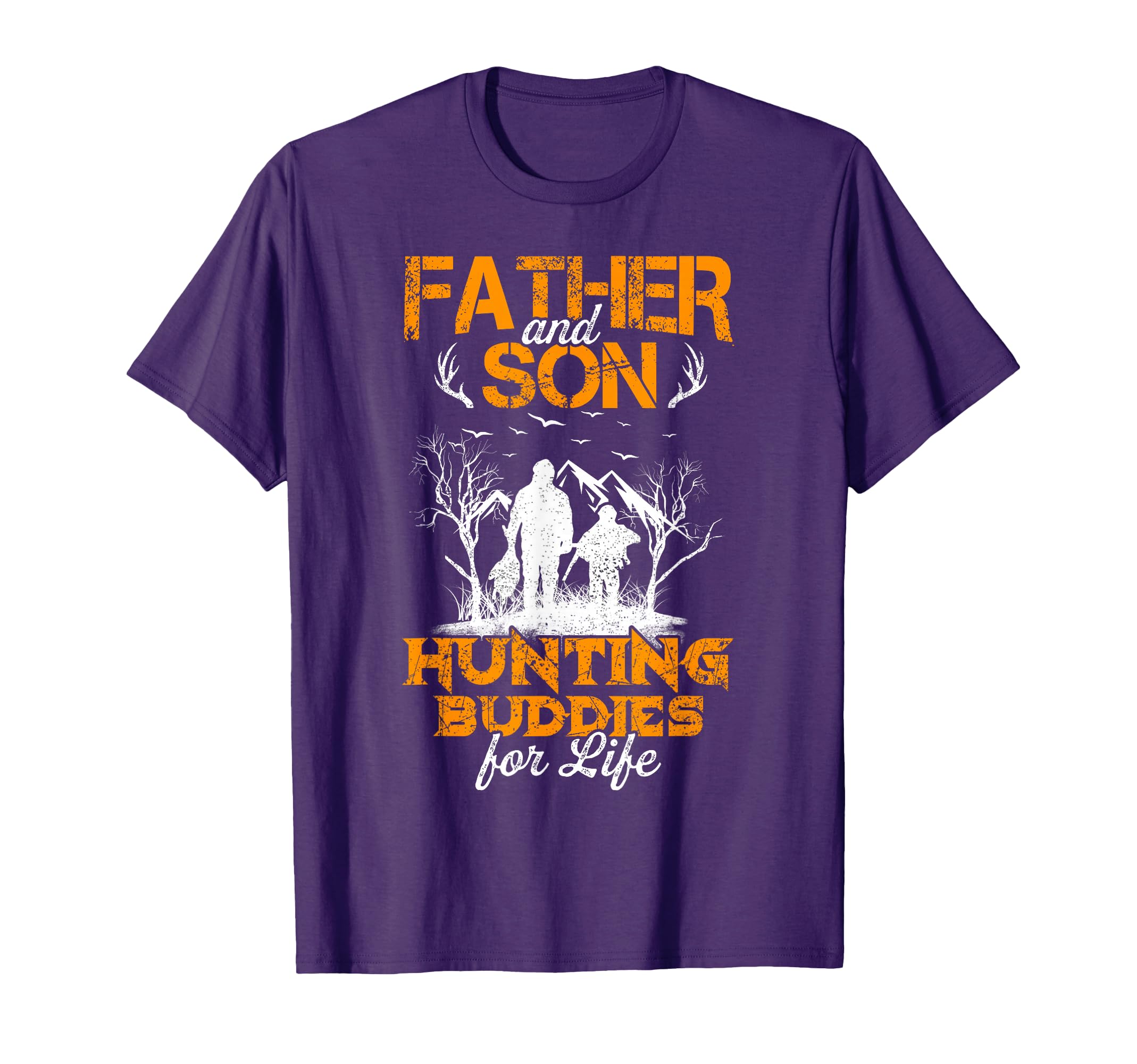 Father And Son Hunting Buddies Life T-Shirt - Minimalist Print for Adults - T-Shirt, Sweatshirt, Hoodie