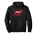 Red Plaid Bear Pajama Papa Matching Hoodie - Minimalist Print Unisex - T-Shirt, Sweatshirt, Hoodie