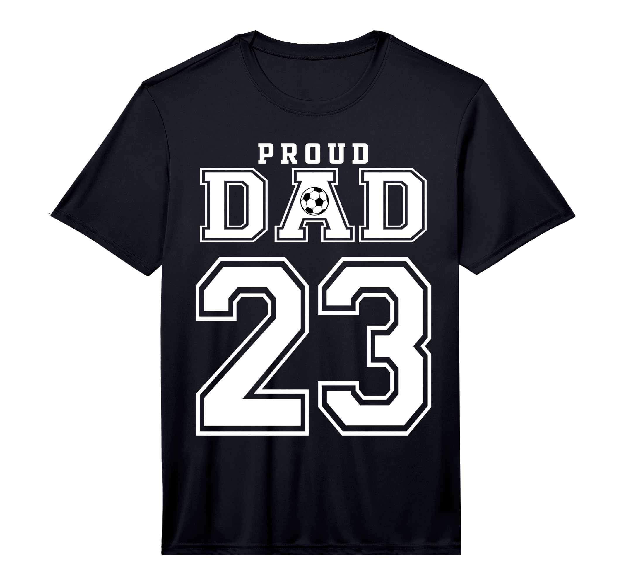 Number 23 Custom Proud Soccer Futbol T-Shirt - Fun Novelty Design Unisex - T-Shirt, Sweatshirt, Hoodie