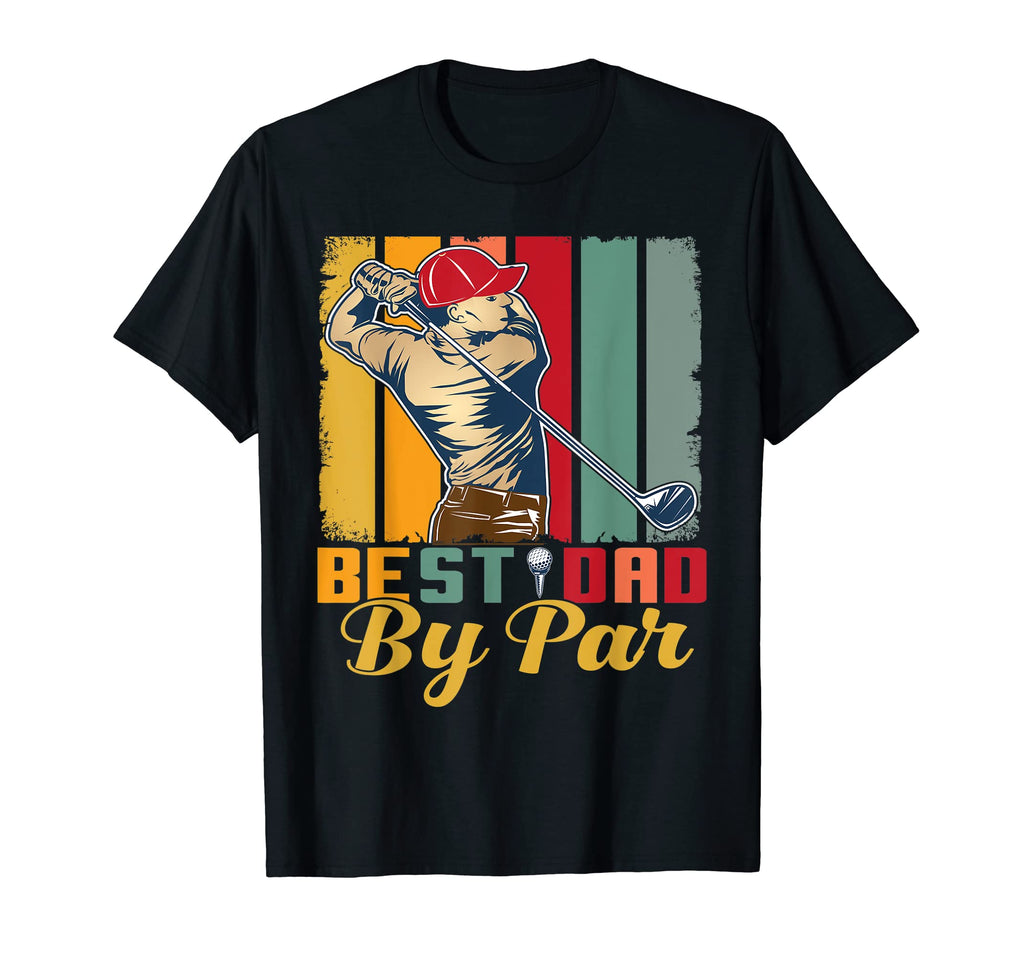 Mens Best Dad Par Father S Day Golf T-Shirt - Aesthetic Graphic for Adults - T-Shirt, Sweatshirt, Hoodie