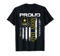 Proud Army Dad American Flag Gift T-Shirt - Trendy Graphic Unisex - T-Shirt, Sweatshirt, Hoodie
