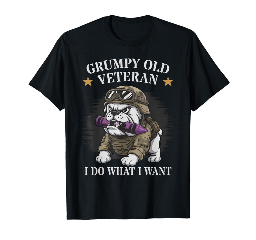 Sarcastic Grumpy Old Veteran I Do T-Shirt - Minimalist Print for Adults - T-Shirt, Sweatshirt, Hoodie