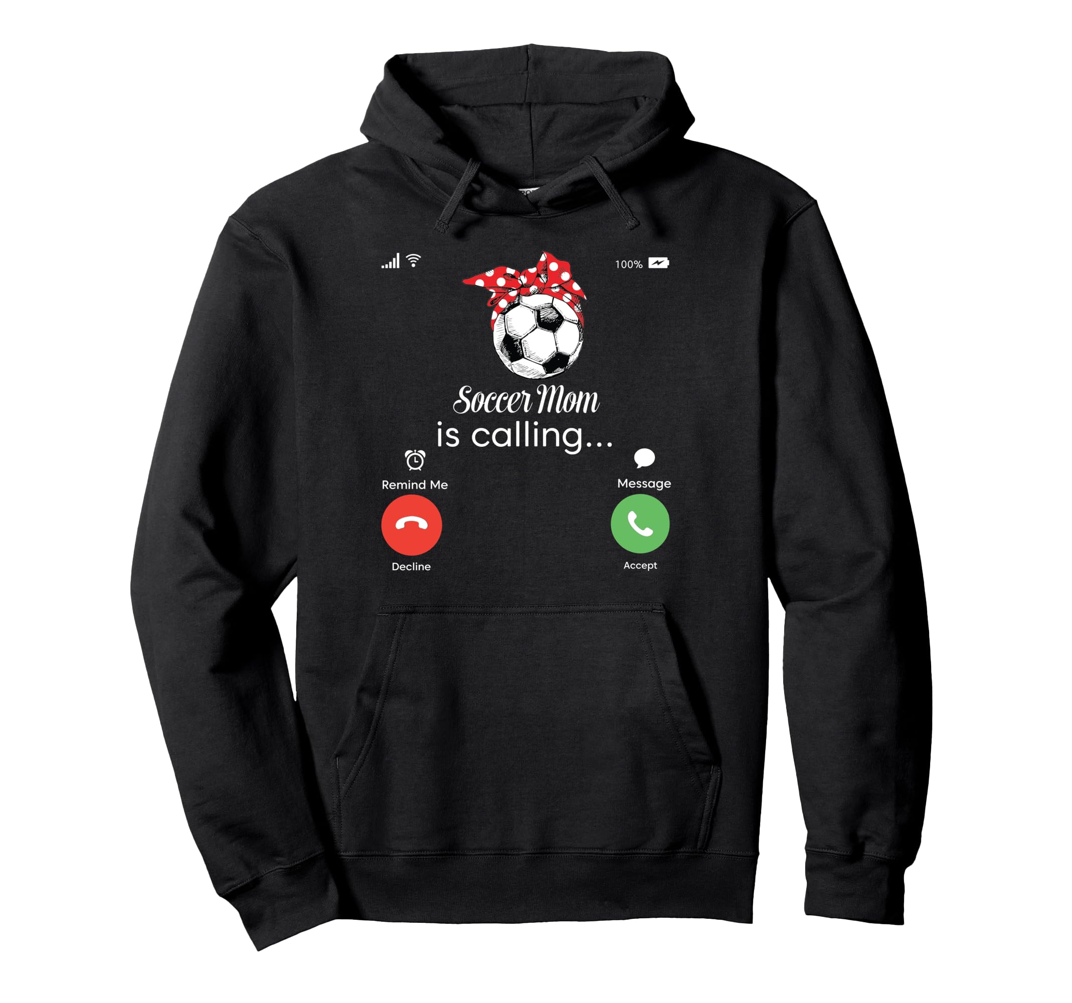 Soccer Mom Must Haves Womens Mother Hoodie - Custom Art Print for Adults - T-Shirt, Sweatshirt, Hoodie