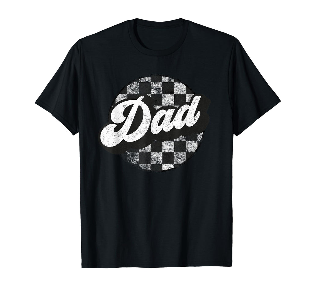 Funny Checkered Dad Race Matching Family T-Shirt - Graphic Print Men Women - T-Shirt, Sweatshirt, Hoodie