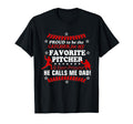 Favorite Baseball Player Calls Me Dad T-Shirt - Graphic Print Men Women - T-Shirt, Sweatshirt, Hoodie