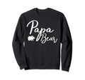 Papa Bear Fathers Day Gift Dad Sweatshirt - Trendy Graphic for Adults - T-Shirt, Sweatshirt, Hoodie