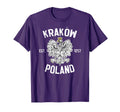 Krakow Poland Polish Eagle Polska T-Shirt - Casual Everyday Wear Men Women - T-Shirt, Sweatshirt, Hoodie