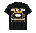Funny Flag Football Dad Gift Dad T-Shirt - Aesthetic Graphic for Adults - T-Shirt, Sweatshirt, Hoodie