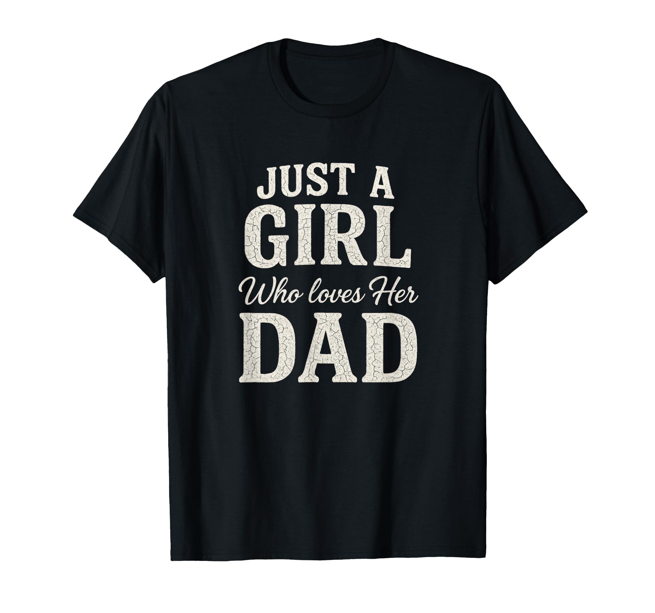 Just Who Loves Her Dad Matching T-Shirt - Minimalist Print for Adults - T-Shirt, Sweatshirt, Hoodie