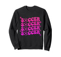 Soccer Coquette Bow Soccer Mom Sweatshirt - Streetwear Style for Adults - T-Shirt, Sweatshirt, Hoodie