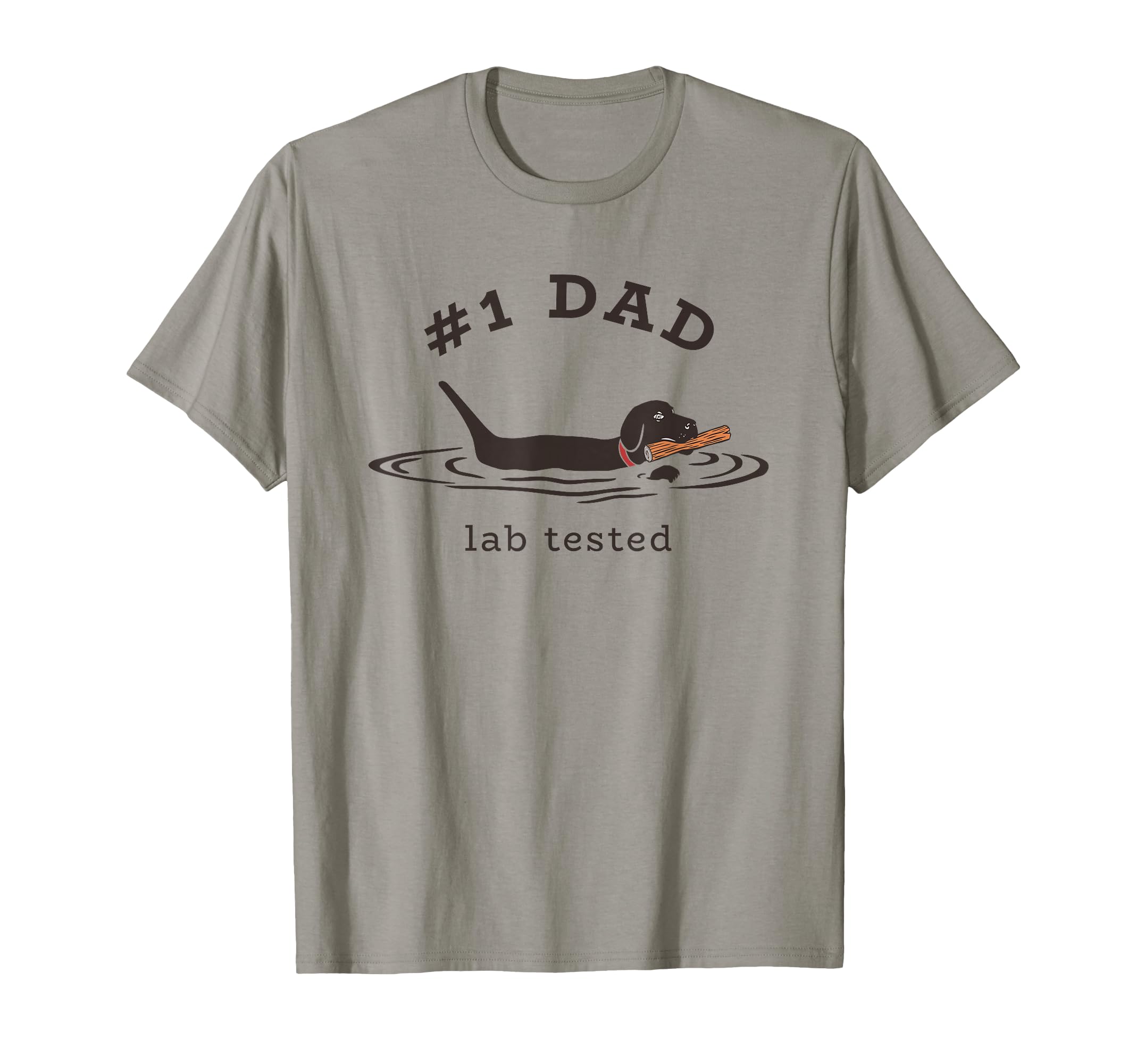 1 Dad Lab Tested Pun Labrador Retriever T-Shirt - Graphic Print Men Women - T-Shirt, Sweatshirt, Hoodie
