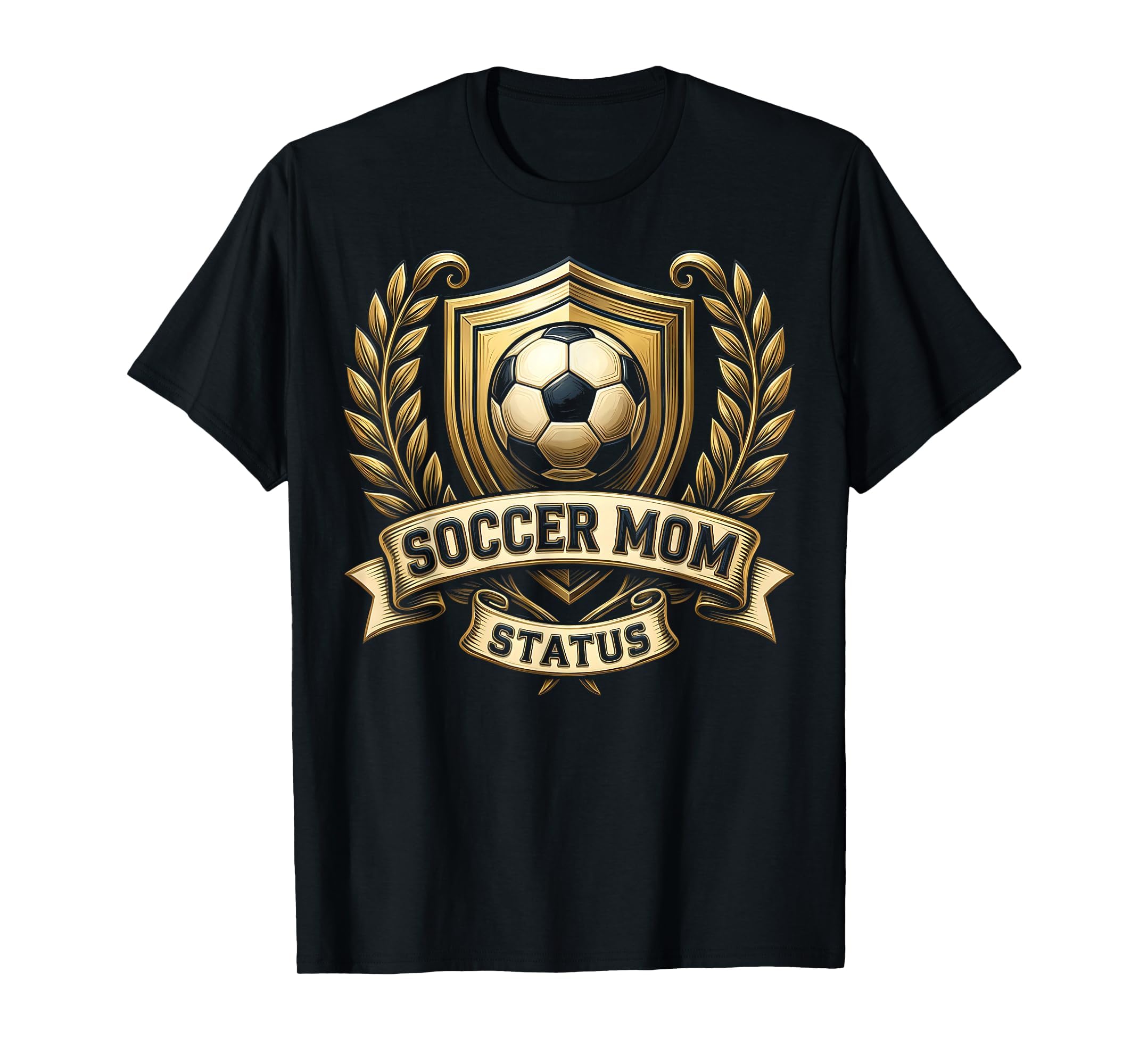 Soccer Mom Status Proud Sports Mom T-Shirt - Fun Novelty Design for Adults - T-Shirt, Sweatshirt, Hoodie