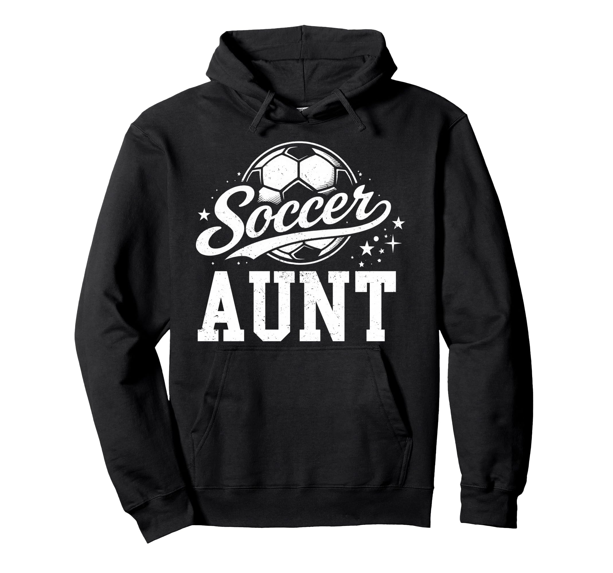 Soccer Aunt Family Matching Soccer Hoodie - Minimalist Print for Adults - T-Shirt, Sweatshirt, Hoodie