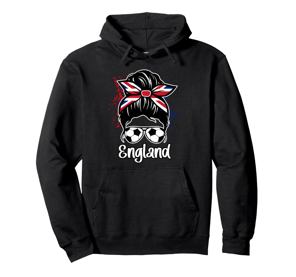 England Soccer Game Player Football Hoodie - Fun Novelty Design for Adults - T-Shirt, Sweatshirt, Hoodie