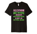 Badass Allyson Name Unique Nickname T-Shirt - Minimalist Print for Adults - T-Shirt, Sweatshirt, Hoodie