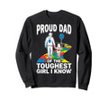 Support Autism Awareness Proud Dad Sweatshirt - Unique Graphic Unisex - T-Shirt, Sweatshirt, Hoodie