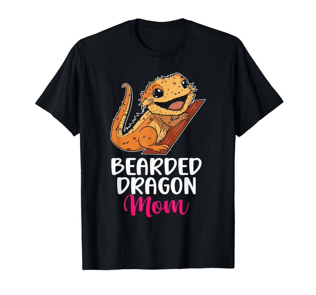 Bearded Dragon Mom Pet Lover Lizard T-Shirt - Custom Art Print for Adults - T-Shirt, Sweatshirt, Hoodie