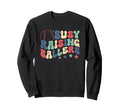 Busy Raising Ballers Fun Sports Parent Sweatshirt - Trendy Graphic Unisex - T-Shirt, Sweatshirt, Hoodie