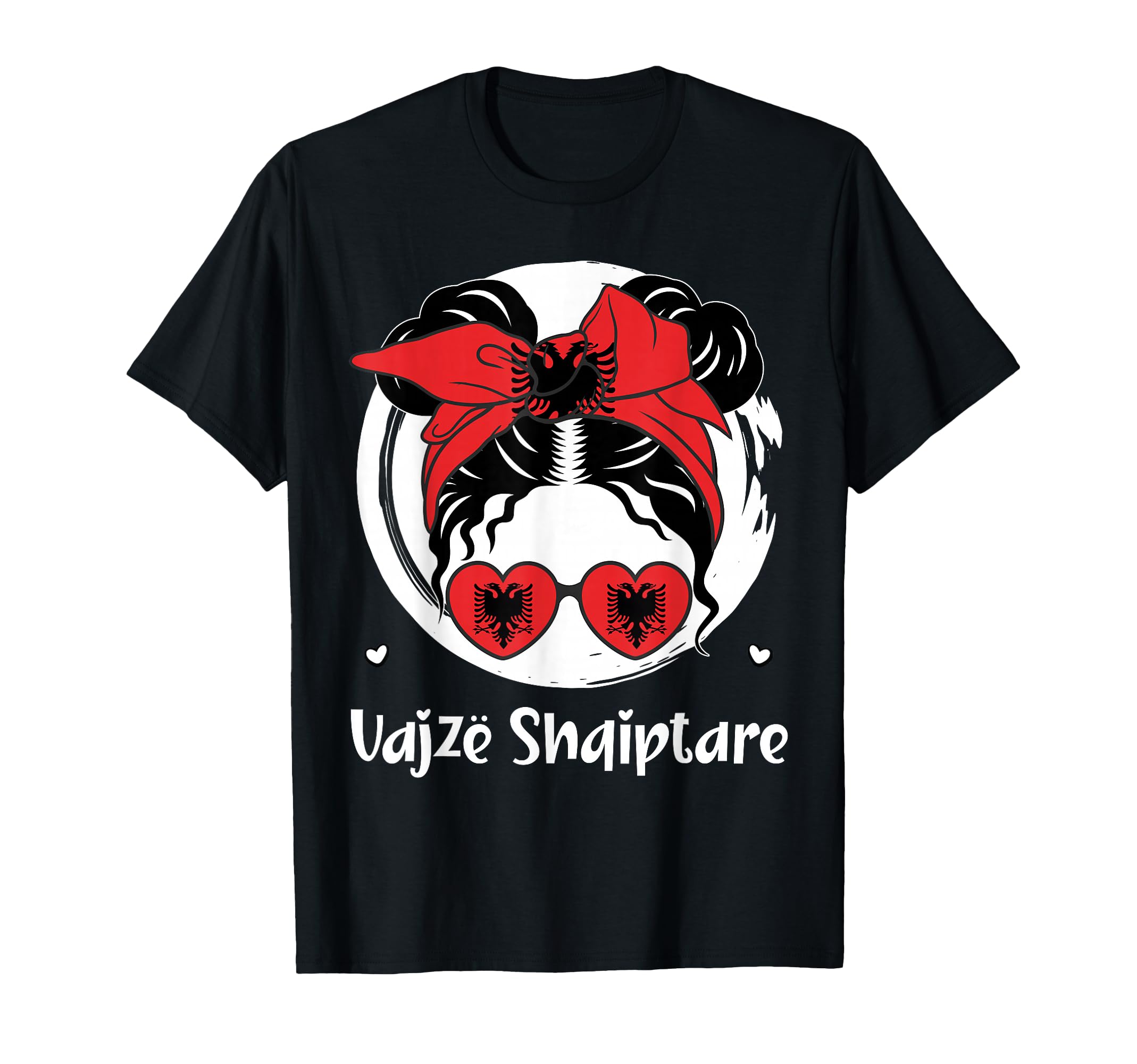 Vajza Shqiptare Albanian Albania Flag T-Shirt - Fun Novelty Design Unisex - T-Shirt, Sweatshirt, Hoodie