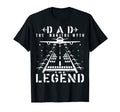 Mens Fathers Day Air Force Dad Myth T-Shirt - Minimalist Print Men Women - T-Shirt, Sweatshirt, Hoodie