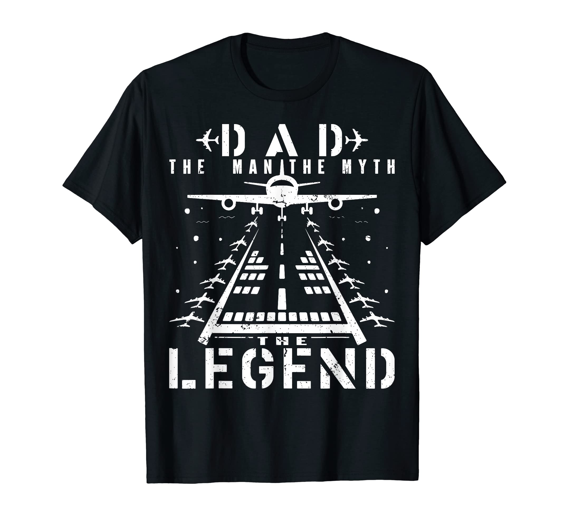 Mens Fathers Day Air Force Dad Myth T-Shirt - Minimalist Print Men Women - T-Shirt, Sweatshirt, Hoodie