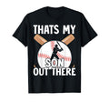 Thats My Son Out There Baseball Mom T-Shirt - Trendy Graphic for Adults - T-Shirt, Sweatshirt, Hoodie