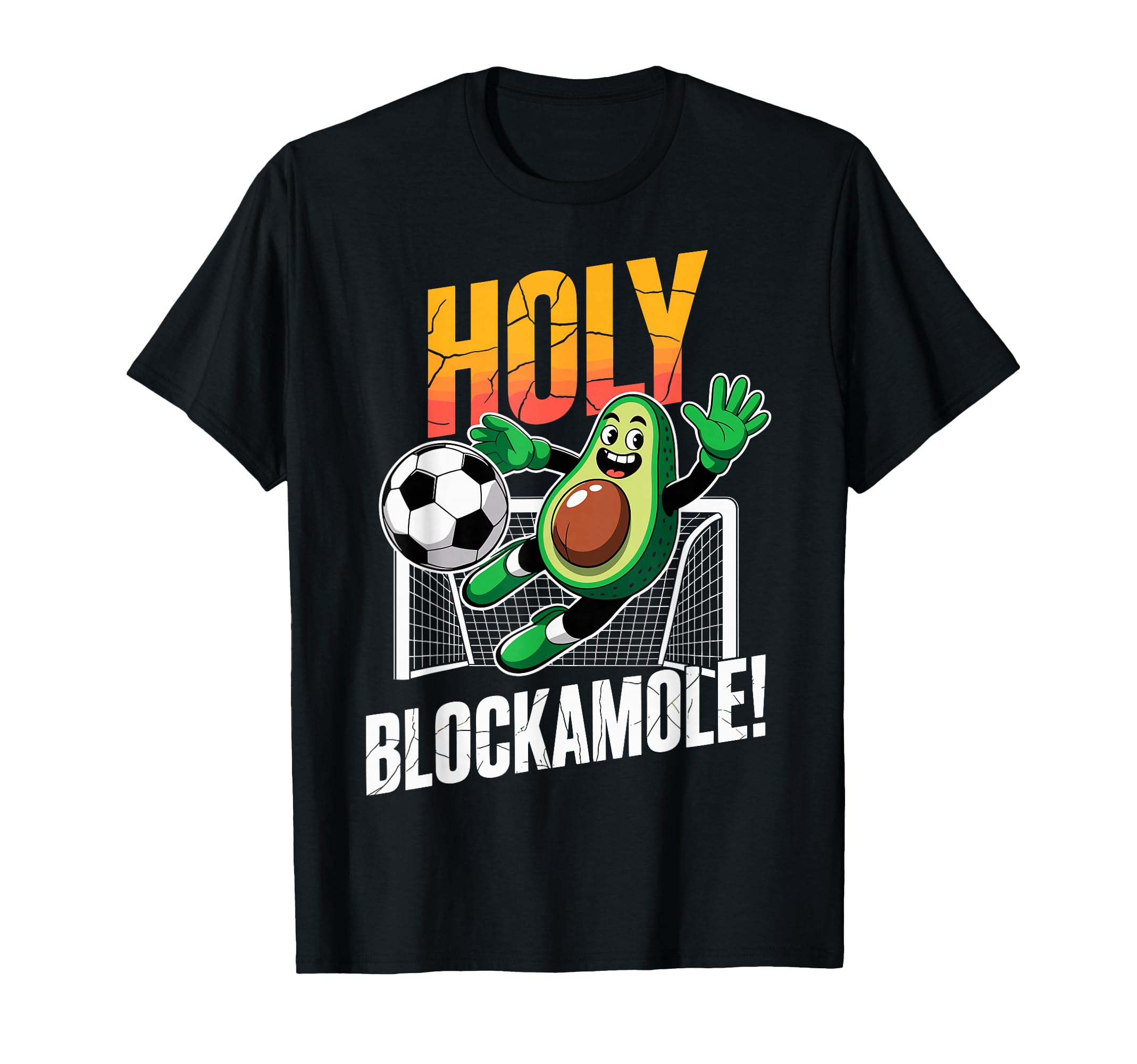 Holy Blockamole Avocado Soccer T-Shirt - Aesthetic Graphic for Adults - T-Shirt, Sweatshirt, Hoodie