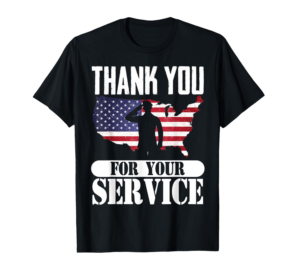 Thank You Your Service Patriotic T-Shirt - Streetwear Style for Adults - T-Shirt, Sweatshirt, Hoodie