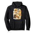 Dog Collage Colorful Paw Lover Puppy Hoodie - Aesthetic Graphic Unisex - T-Shirt, Sweatshirt, Hoodie