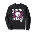 Game Day Leopard Volleyball Game Sweatshirt - Minimalist Print Men Women - T-Shirt, Sweatshirt, Hoodie