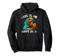 This Is My Happy Face Funny Pet Bearded Hoodie - Aesthetic Graphic Unisex - T-Shirt, Sweatshirt, Hoodie