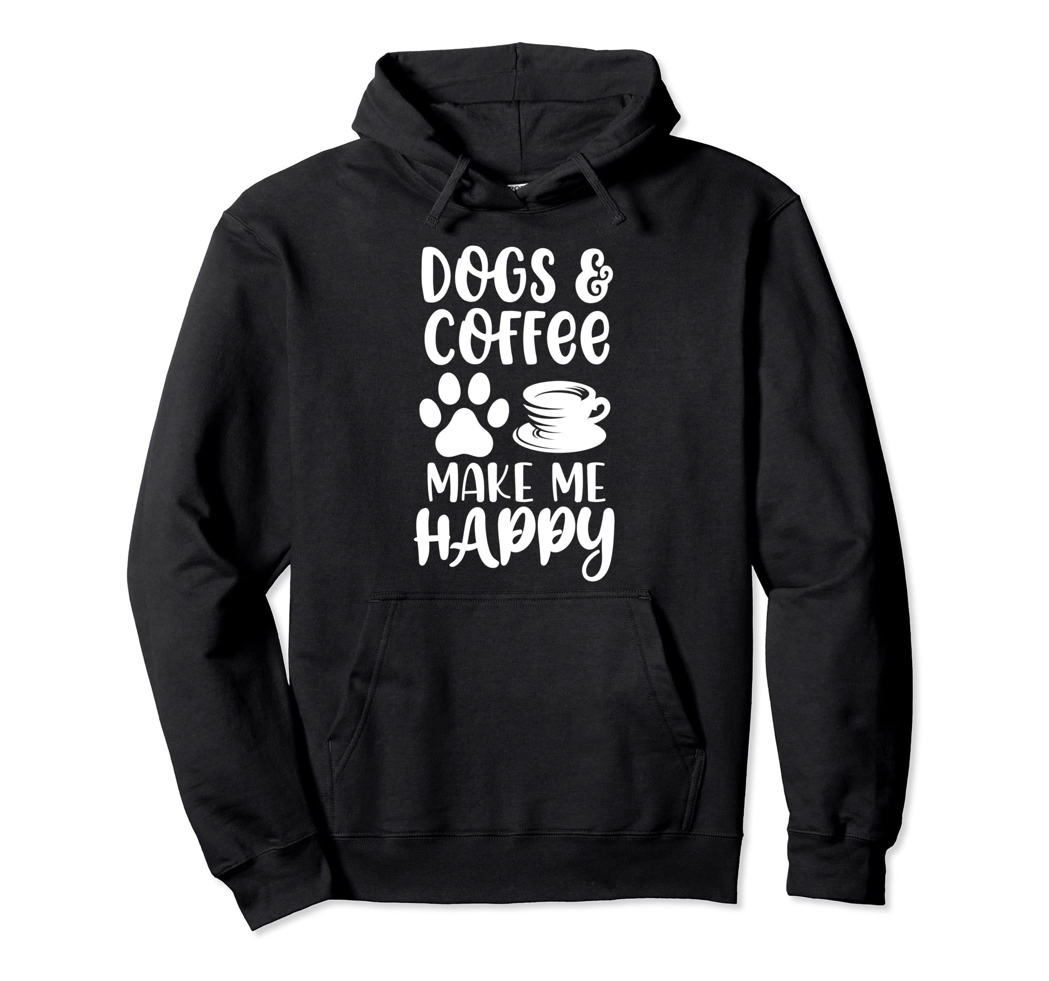 Dog And Coffee Lover Dog Dad And Dog Mom Hoodie - Custom Art Print Unisex - T-Shirt, Sweatshirt, Hoodie