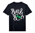 Mens Bad And Boozy Funny St Patricks T-Shirt - Custom Art Print for Adults - T-Shirt, Sweatshirt, Hoodie