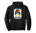 Busy Raising Ballers Mom Both Baseball Hoodie - Trendy Graphic Men Women - T-Shirt, Sweatshirt, Hoodie